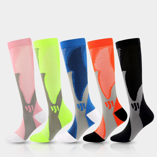 Multi Colored Stylish Compression Socks